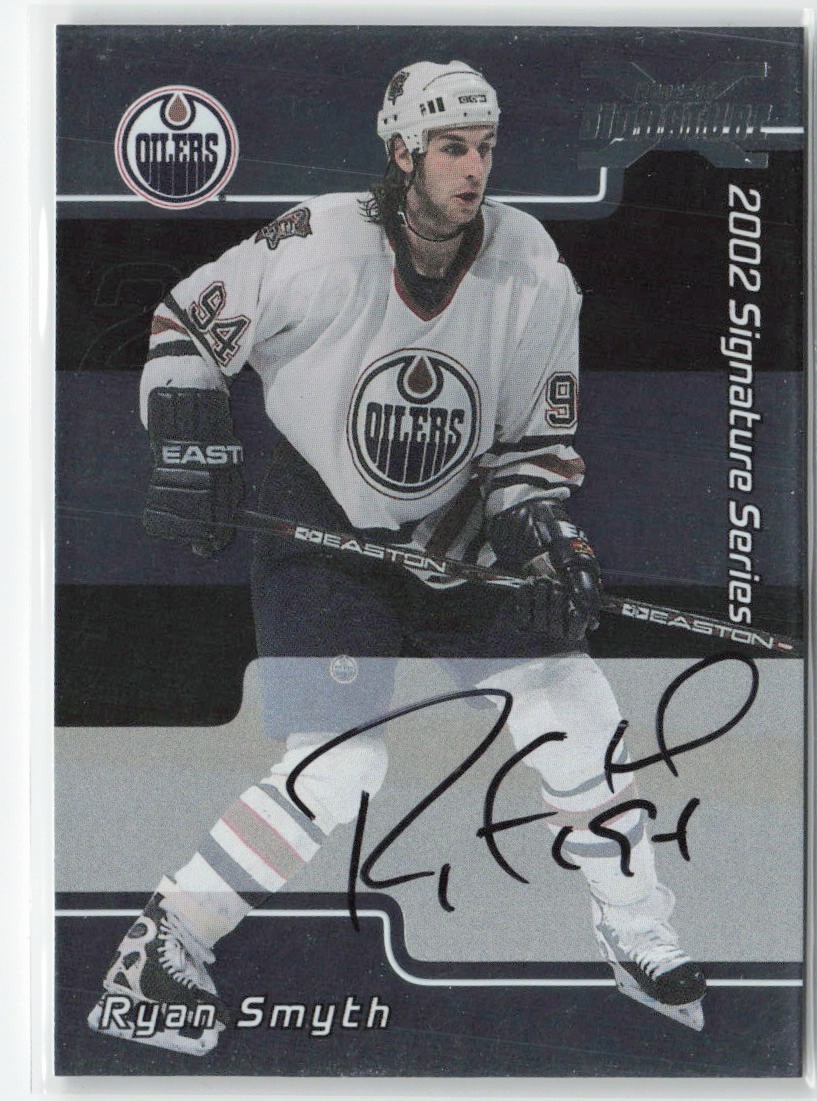 2002-03 ITG Be A Player Signature Series 2001-02 Buybacks Ryan Smyth #115 Auto 