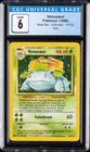 1999 POKEMON BASE SET - UNLIMITED - HOLO #15/102 VENUSAUR CGC 6