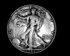 1945 P # 1 WALKING LIBERTY HALF DOLLAR