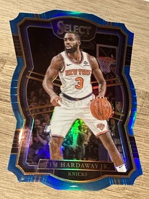 E1327 /185 2017 Select Premier Light Blue Die-Cut Prizm Tim Hardaway Jr #196