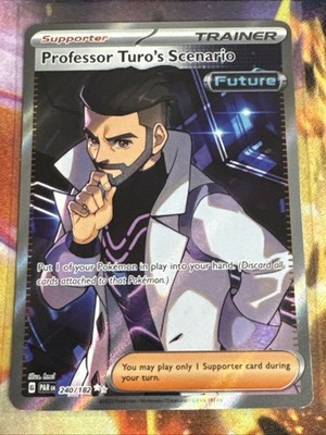Professor Turo s Scenario 240/182 Ultra Rare Paradox Rift Pokémon Full Art NM!