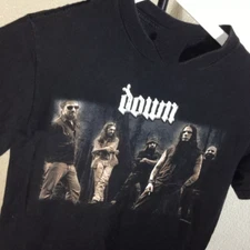Retro Down Band Members Black 100% Cotton Size S To 4XL Shirt Adults KK023