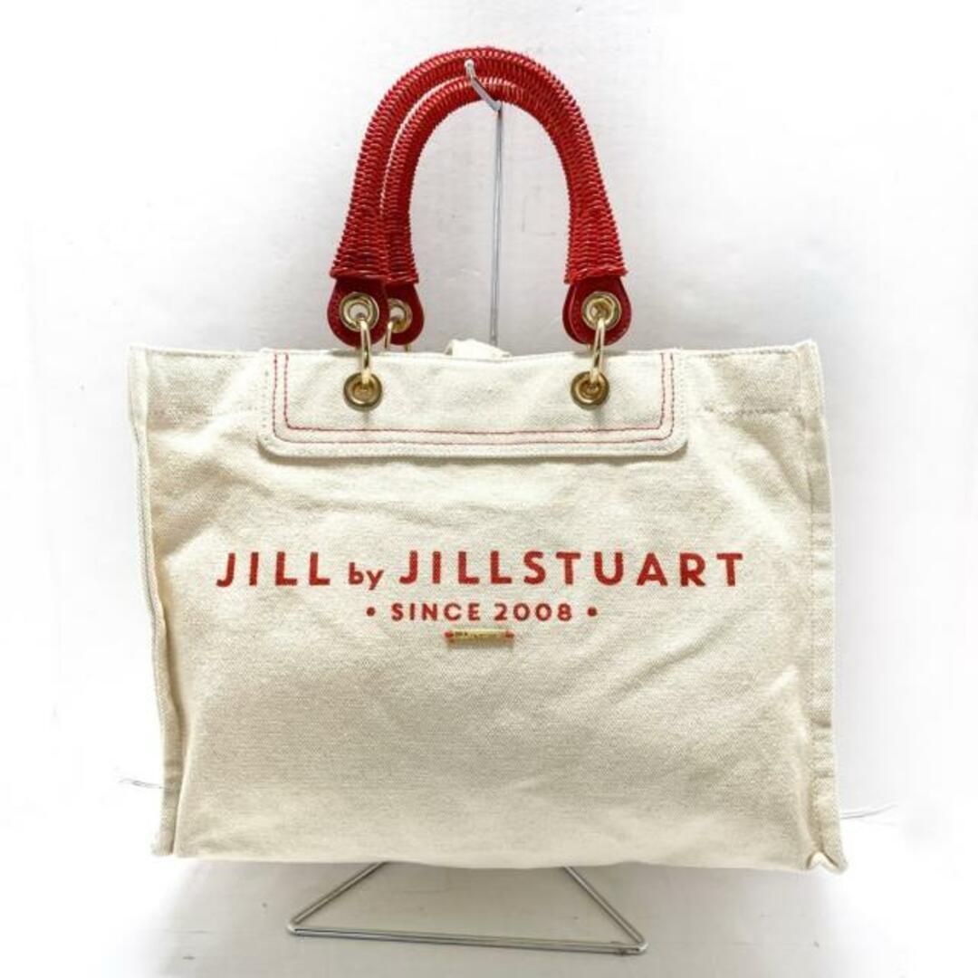 関税込☆JILLSTUART★Newpaper white logo color linen tote bag 関税込☆JILLSTUART☆Newpaper white logo color linen tote bag