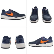 Nike Men's FULL FORCE LOW Dark Obsidian - Orange Shoes Size 14 New