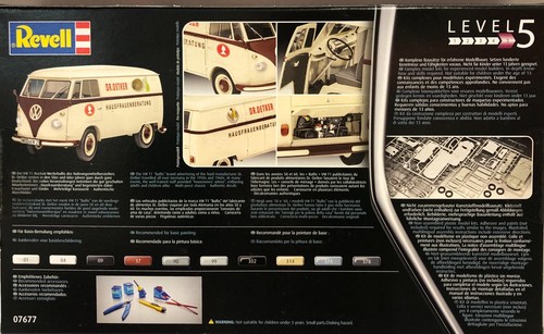 Revell 07677 Kit 1/24 Volkswagen VW T1 Dr. Oetker - Picture 2 of 2