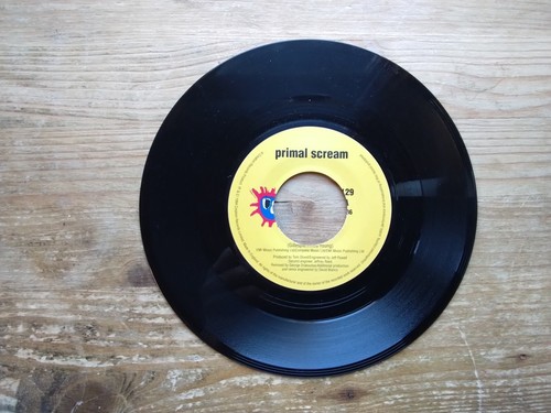 Primal Scream Rocks / Funky Jam sehr guter Zustand + 7" Jukebox Single Vinyl Schallplatte CRE129