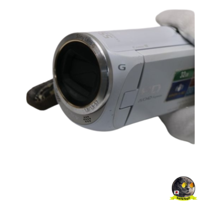 SONY HANDYCAM HD HDR-CX390 Digital Video Camera White 32GB good