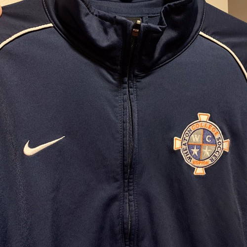 Nike Track Jacket Wheaton College Soccer Activewear Size L Long Sleeved - Picture 3 of 10