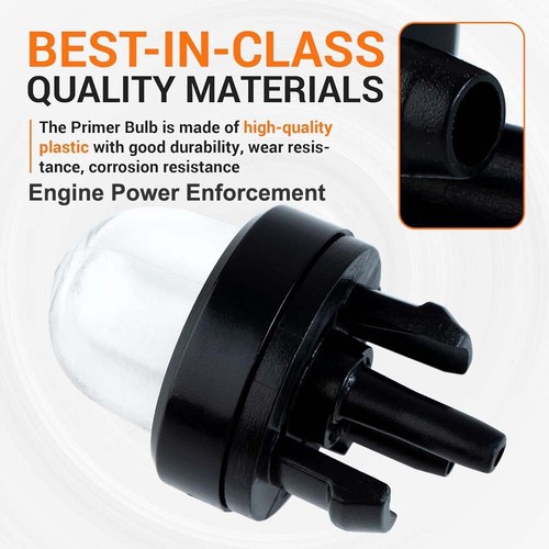 4 Primer Bulb For Small Engine Poulan Echo Ryobi Homelite String Trimmer 188-512 - Picture 4 of 15