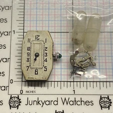 Vintage Langendorf Watch Movement Repair Parts Spares 15 Jewels Watchmaker