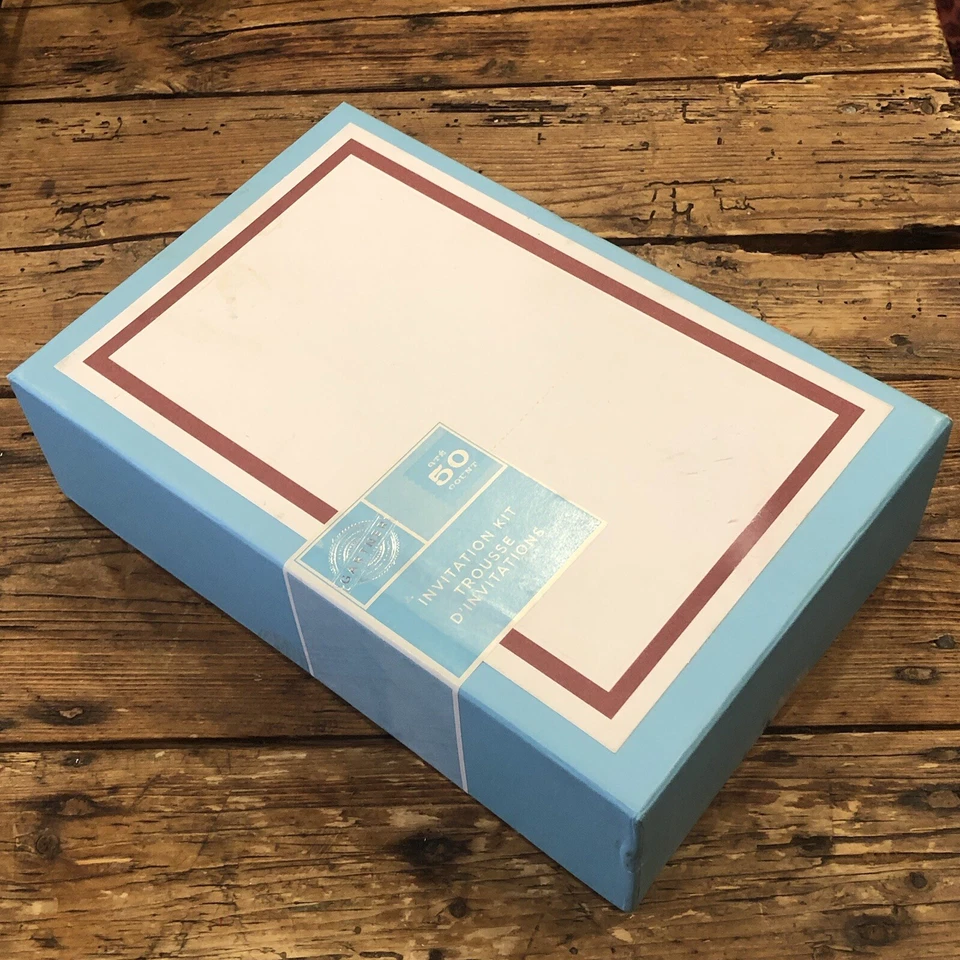 Blanco con rayas de vino Gartner hágalo usted mismo 50 invitaciones y env + 50 tarjetas de respuesta y envío Foto 3 de 4