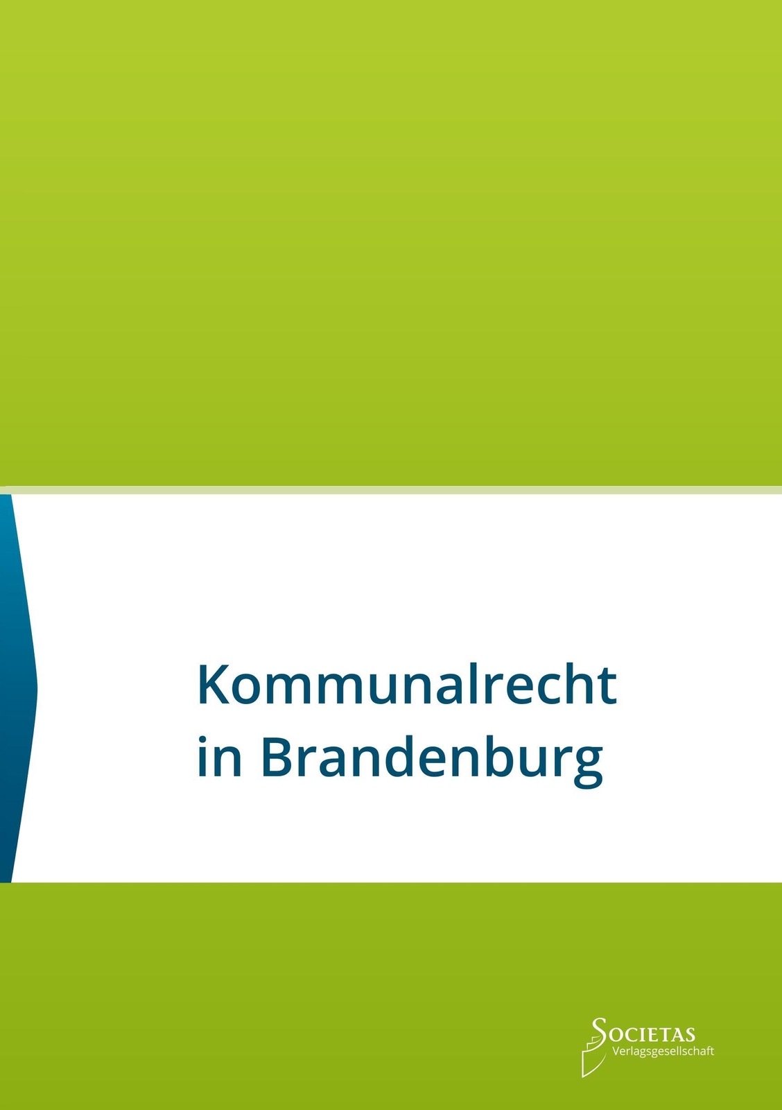 Thumbnail - Societas Verlag | Kommunalrecht In Brandenburg | Taschenbuch | Deutsch