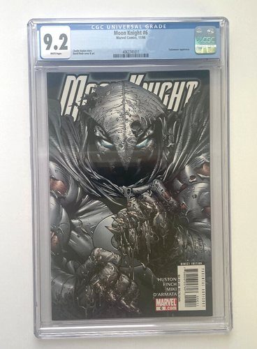 Moon Knight #6 CGC 9.2 Marvel Comic Book David Finch Taskmaster 2006 Disney +