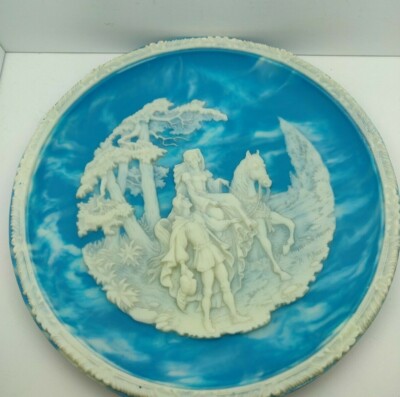 Vintage Collector Plate Shakespeare Art Too Dear For My Possessing Plate #6304A 
