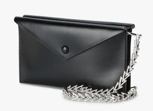 black double chain bag