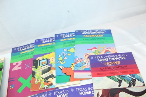Vintage Texas Instruments Home Computer Ephemera Bundle Of Manuals & Advertising - Foto 7 di 9