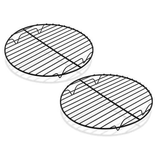 Set of 2 Stainless Steel Round Cooling Rack 9 Inch Baking Steaming Roasting Rack