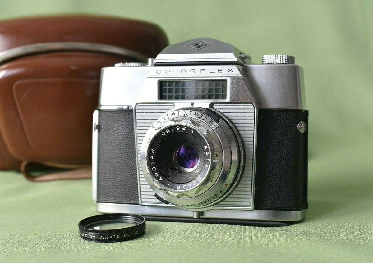 Very Nice】Agfa Colorflex SLR 35mm Film Camera f2.8 50mm