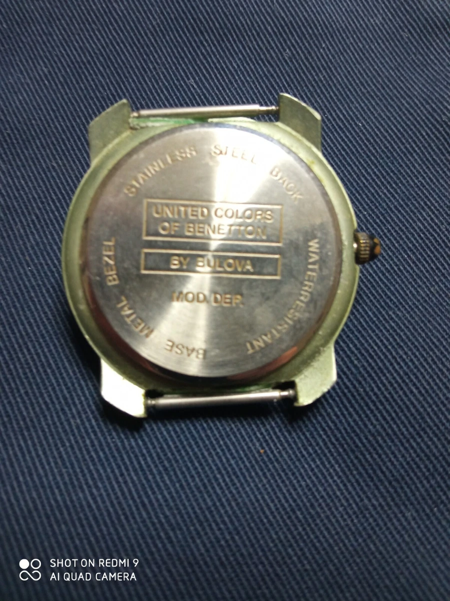 United colors of benetton by bulova watch sales