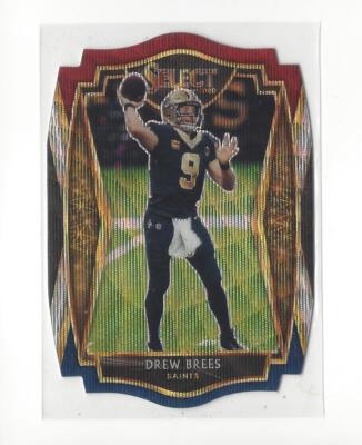 2020 Select Prizm Tri Color Die Cut #114 Drew Brees Saints