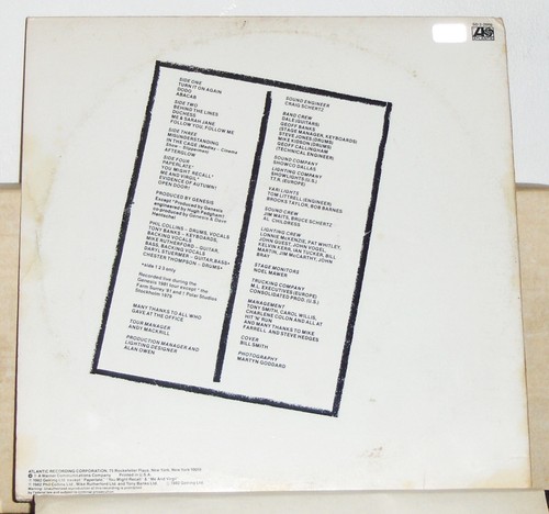 Genesis – Three Sides Live - 1982 Double Vinyl LP Record Album - Picture 2 of 2