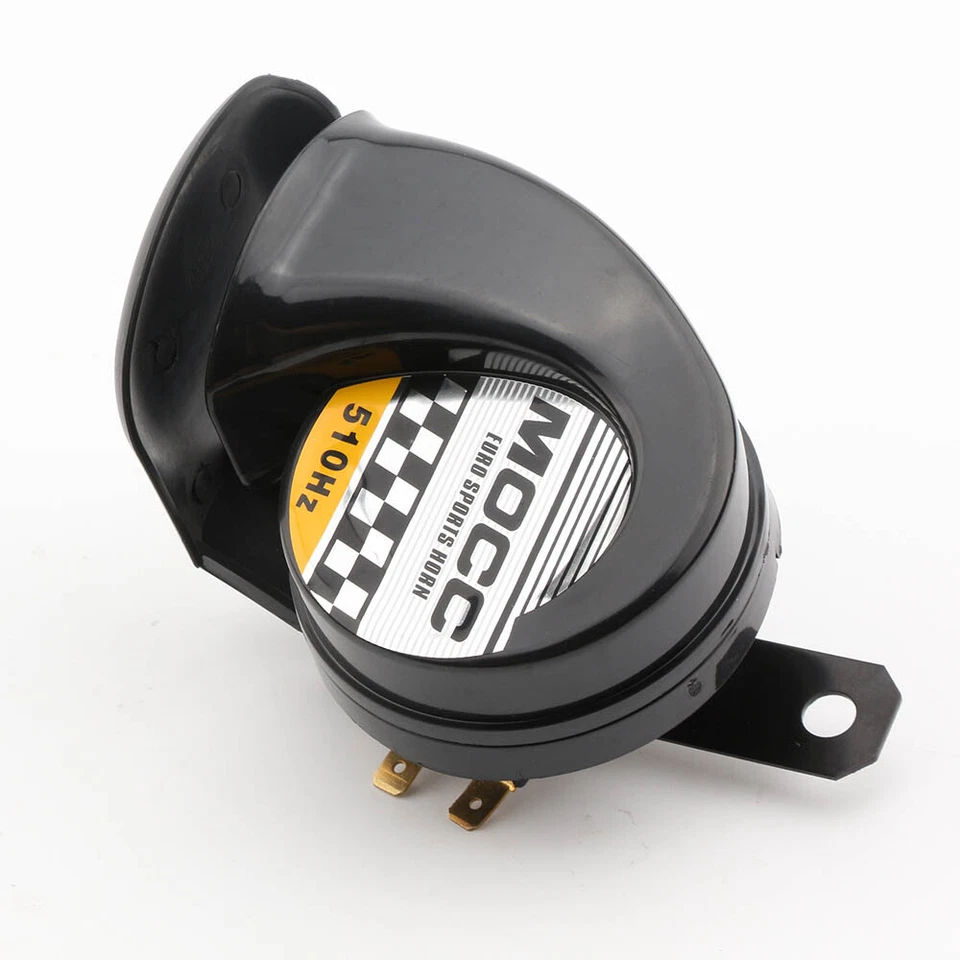 Bocina negra 130db para motocicleta Honda Shadow Spirit 750 1100 VTX1300 VTX1800 Foto 4 de 4