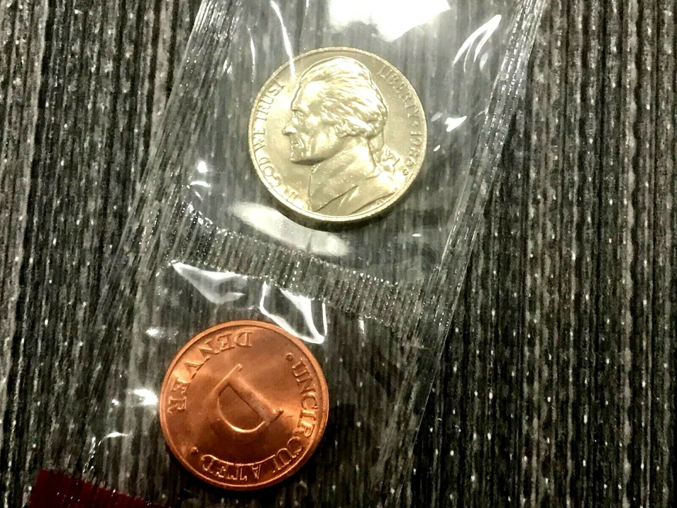 1986 P D S  Jefferson Nickel +Token From Mint Sets  & Cameo  Proof (5 coin set) - Image 4 of 4