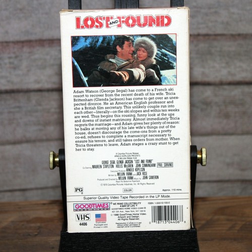 Lost and Found (VHS, 1988) George Segal, Glenda Jackson - Foto 2 di 10