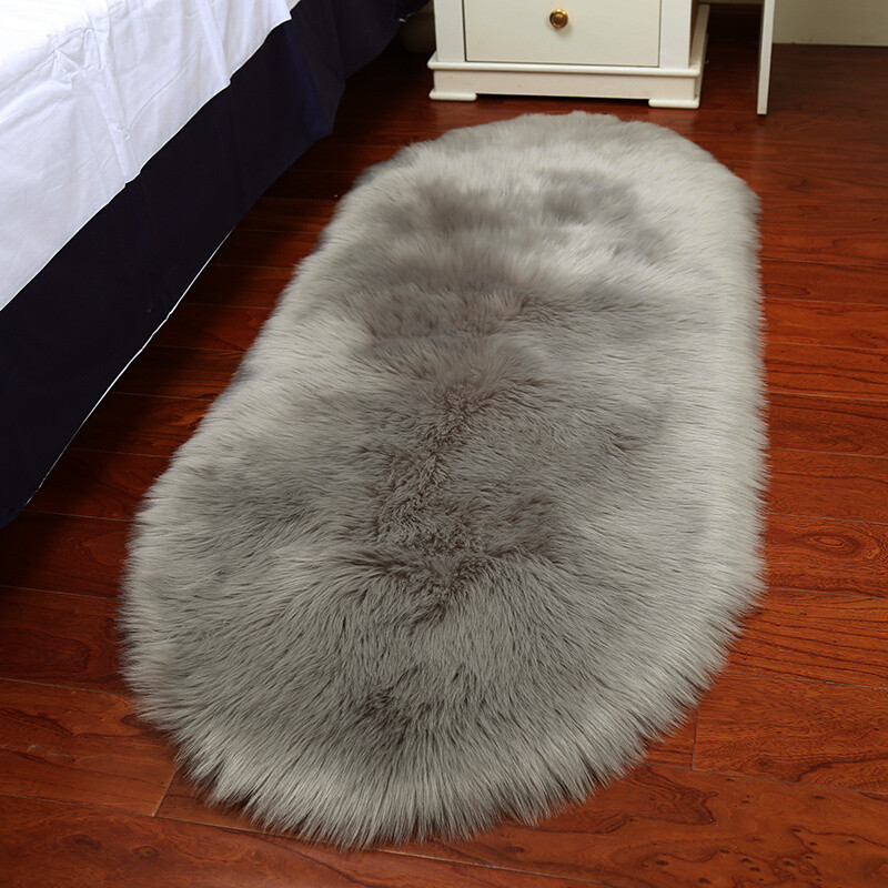 Fluffy Rugs AntiSlip Shaggy Rug Super Soft Carpet Mat Living Room
