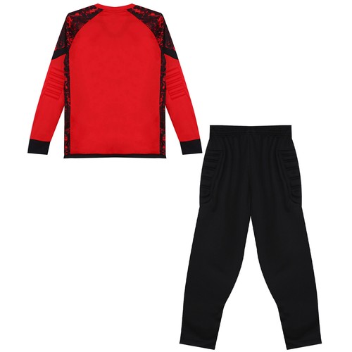 Kids Boys Set Trousers Outfit Goalkeeper Suit Training Color Block Goalie Game - Picture 37 of 49