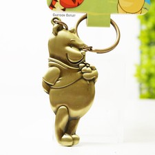 Disney Pooh Key Chain Pewter Metal Keyring Birthday Gift New Winnie the Pooh