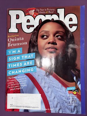 QUINTA BRUNSON PEOPLE MAGAZINE DECEMBER 12 2022 124 pages FREE SHIPPING