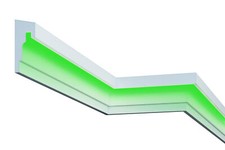 PRESTIGE DECOR LED Fassadenleiste indirekte Beleuchtung stoßfest 180x75mm MC307