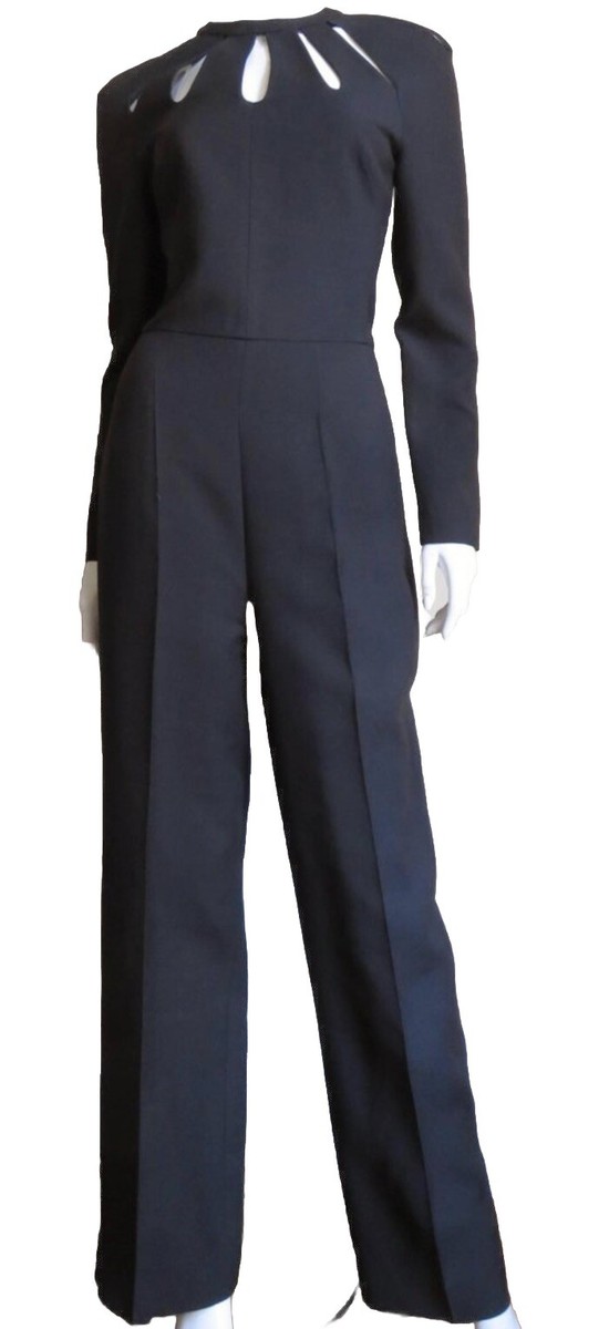 Valentino GARAVANI Elegant Black Women's caddy Jumpsuit size USA 8