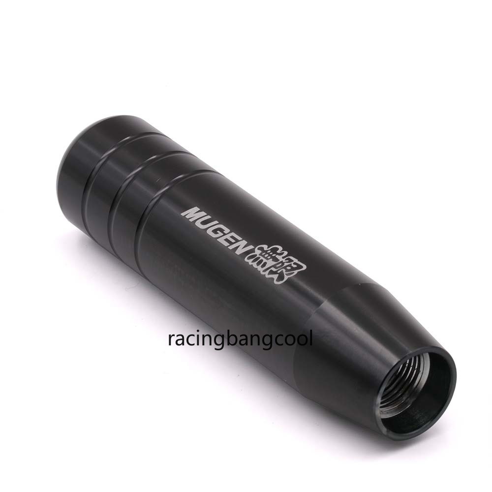 13CM Black Aluminum Mugen Universal Racing Shift Knob Shifter Lever