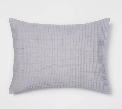 Target Opal House Collection Gauze Pillow Sham, Gray Sky, Standard | eBay