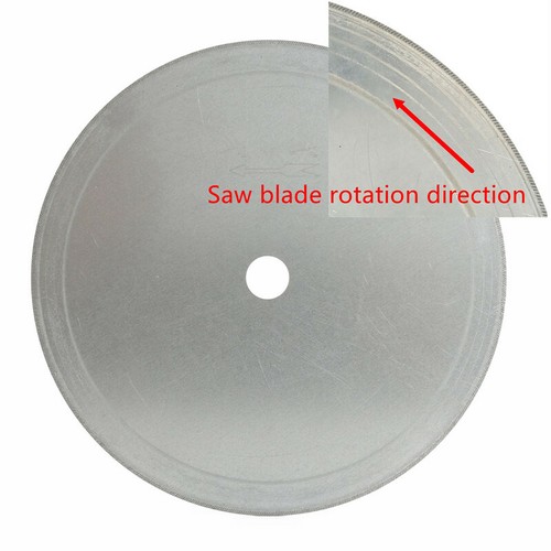 8" inch 200mm Diamond Lapidary Saw Blade Super-thin Rim 0.026" Cutting Disc - Picture 2 of 8