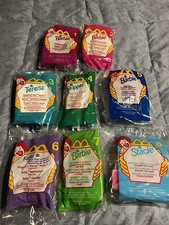 1999 McDonalds Barbie Happy Meal Toys Complete Set of 8 Sealed
