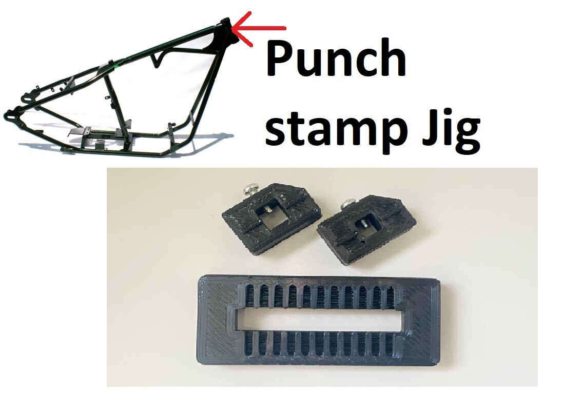 tastasページ Headstock Vin Jig Number Letter Punch Guide 13mm Ducati