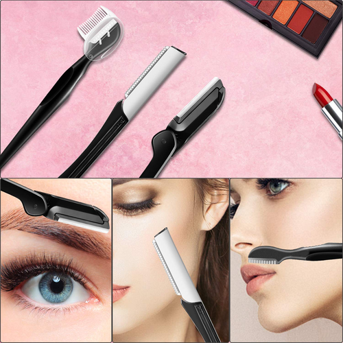 Eyebrow Kit, Multipurpose Exfoliating Dermaplaning Tool Face Kits for Women Girl - Picture 8 of 12
