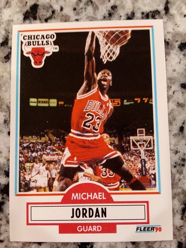 1990 Fleer Basketball #26 Michael Jordan Chicago Bulls HOF