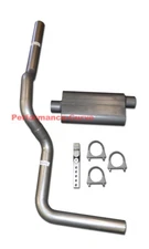 Fits 99-14 Chevrolet Silverado 4.8 Mandrel Exhaust w/ Large Two Chamber Muffler