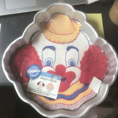 Vintage 1989 Wilton Happy Clown Kuchenform 2105-802