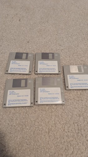 ORIGINAL OLD SCHOOL DOS 6.1 INSTALL PACKAGE WITH GUIDES AND 3.5 DISKS INCLUDED - Photo 14/18