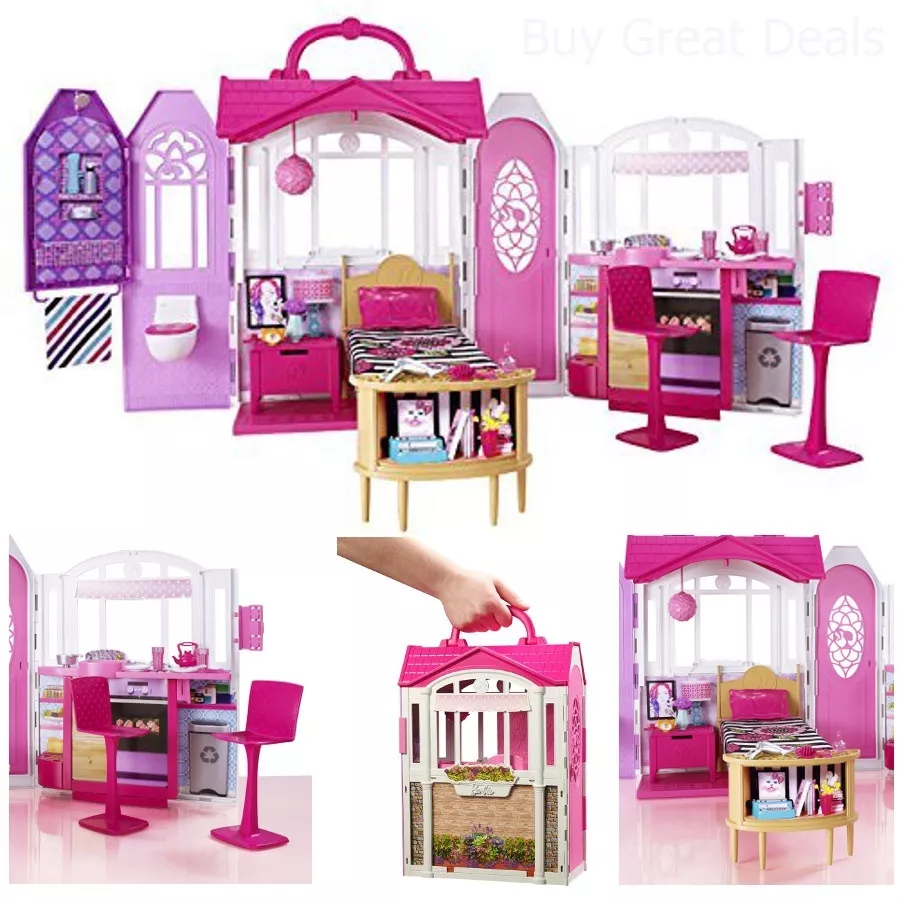 Barbie Vacation House 42 Dollhouse Playset w/ 2 Levels, 6 Rooms *READ*