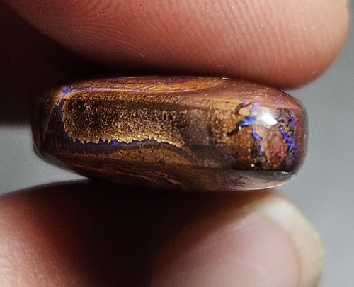 Colgante perforado ópalo de roca pulido Yowah púrpura matriz azul joyería 55,8 quilates - Imagen 10 de 16