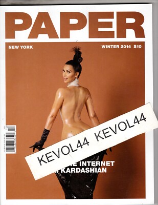 Kim Kardashian Paper Magazine Break The Internet Variant 2014 RARE EBay kim-kardashian-paper-magazine-break-the-internet-variant-2014-rare-ebay