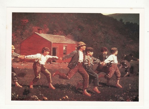 WINSLOW HOMER: Four 5 x 7 Lithographs of Americana Scenes - Foto 4 di 4