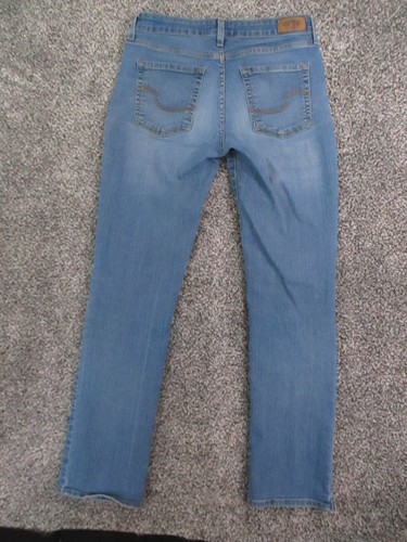 Levis Signature Jeans Womens 29x30 Blue Denim Modern Straight Low Rise - Picture 5 of 14
