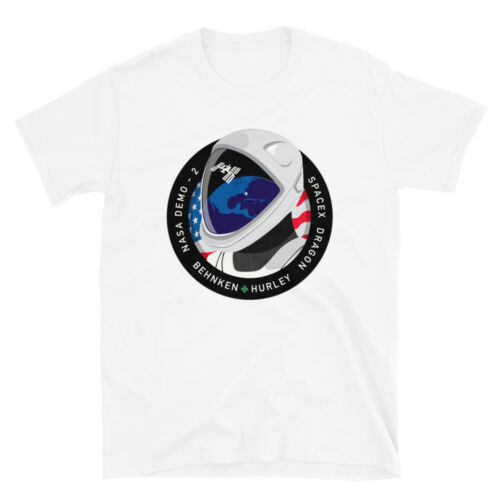 Mission Patch Crew Dragon Demo-2 NASA Spacex T-Shirt | US Space Force - Picture 9 of 13